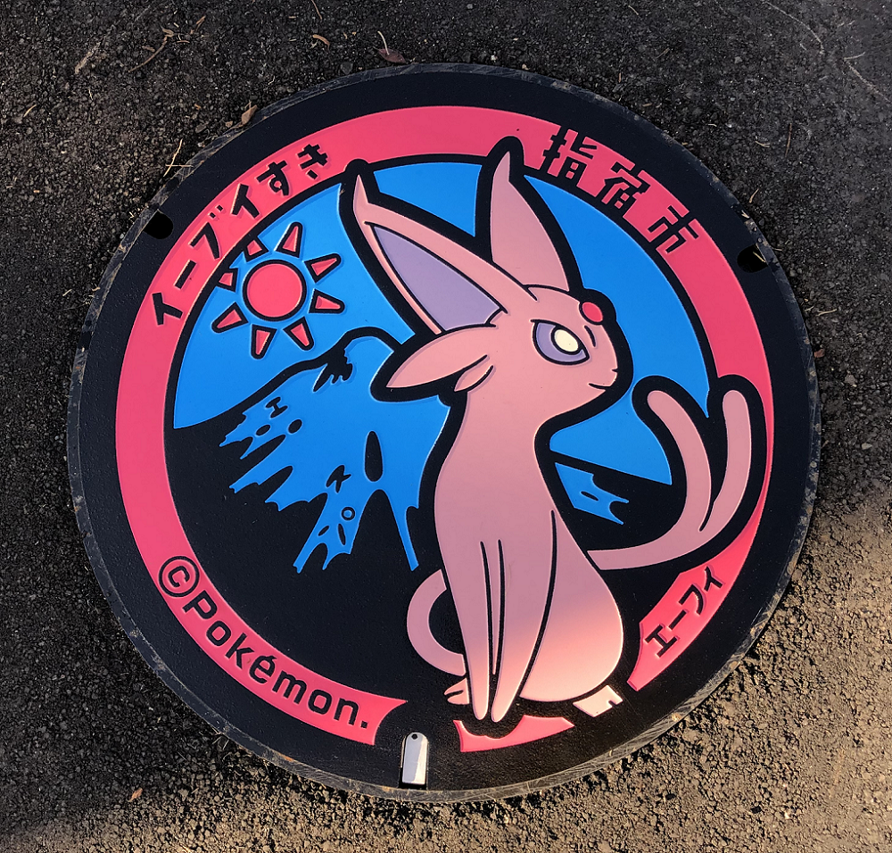 ポケふた　ポケモンマンホール　イーブイ進化系セット　イーブイすき　pokemon ポケモンマンホール【ポケふた】旅！鹿児島県イーブイポケふた