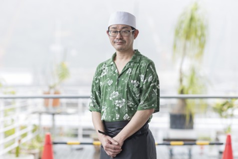 鰹漁師のレトロ温たま丼とかつおのたたきセット